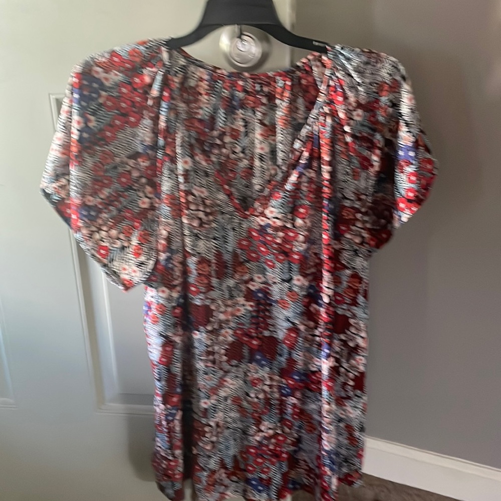 Red white blue top